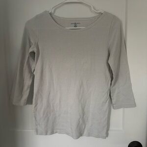 Brandy melville full length striped boat neck 3/4 long sleeve